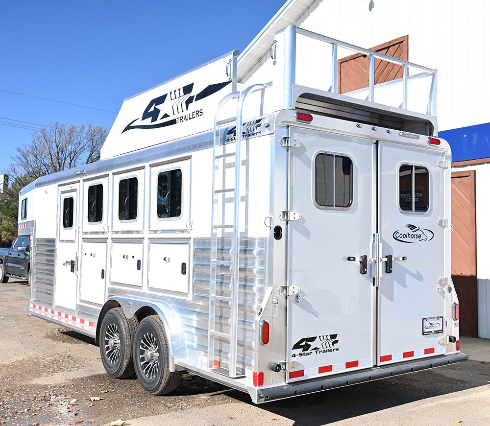 2025 4 Star 4 Horse Gooseneck Horse Trailer