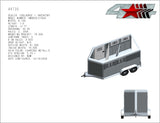 ON ORDER! 2027 4 Star 2 Horse Bumper Pull Trailer with Convenience Package