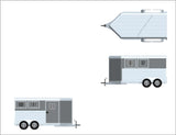 ON ORDER! 2027 4 Star 2 Horse Bumper Pull Trailer with Convenience Package