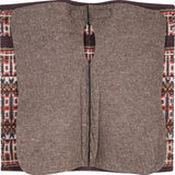 Classic Equine 1" 32"X34" Wool Top Saddle Pad- Coffee/Moss Green