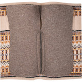 Classic Equine 1" 34"X38" Wool Top Saddle Pad- Latte/Black