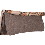Classic Equine 1" 34"X38" Wool Top Saddle Pad- Latte/Black