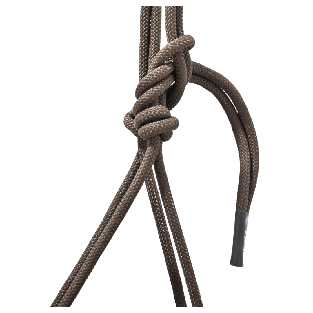 Nose Rope Cashel Braided Rope Nose Halter with Lead Rope- Brown Camo