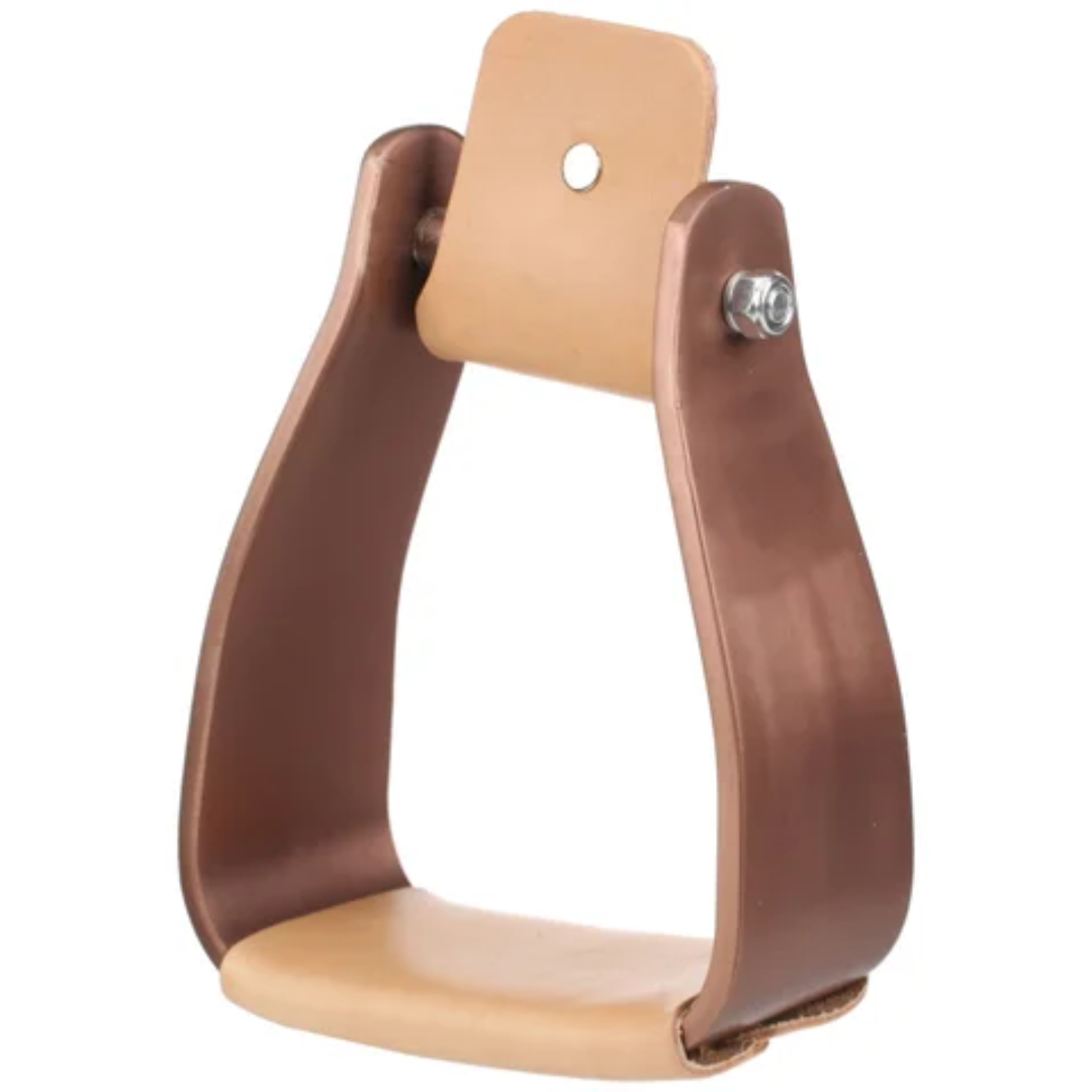 Cashel Brown Engraved Slanted Stirrups - Thumbnail 5
