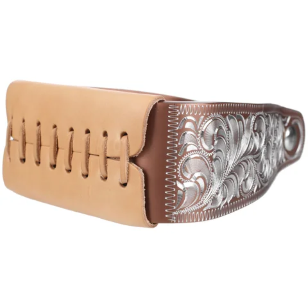 Cashel Brown Engraved Slanted Stirrups - Thumbnail 4
