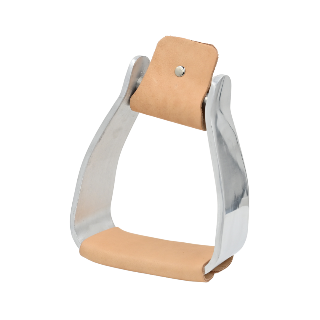 Coolhorse Aluminum Angled Roper Stirrups 3"