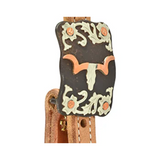 Cowperson Tack Roughout 5/8" Slot Ear Headstall with Longhorn Steer Buckle