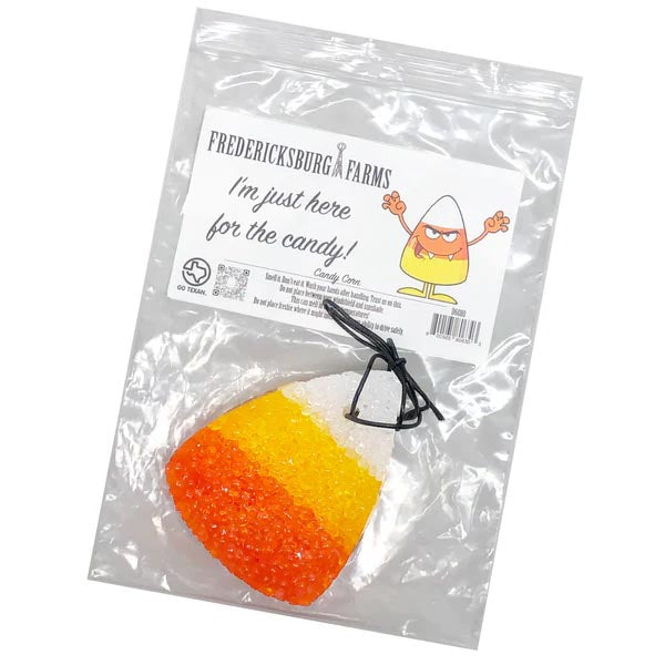 Fredericksburg Farms Orange Vanilla Candy Corn Air Freshener- Seasonal