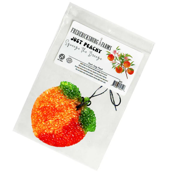 Fredericksburg Farms Just Peachy- Squeeze the Breeze Air Freshener