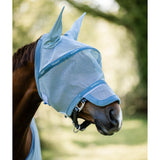 Horseware Rambo Plus Fly Mask- Heather Blue/Blue/Silver
