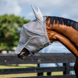 Horseware Rambo Plus Fly Mask- Silver/Titanium Grey