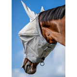 Horseware Rambo Plus Fly Mask- Silver/Titanium Grey
