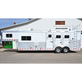 2014 Elite 3 Horse Trailer with 11' Living Quarter, Air Ride Axles