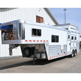 2014 Elite 3 Horse Trailer with 11' Living Quarter, Air Ride Axles