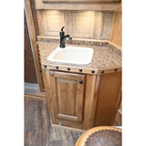 2019 Bloomer 5 Horse Trailer with 16'8" Living Quarter Brand New 7K Onan Generator