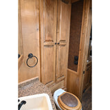 2019 Bloomer 5 Horse Trailer with 16'8" Living Quarter Brand New 7K Onan Generator