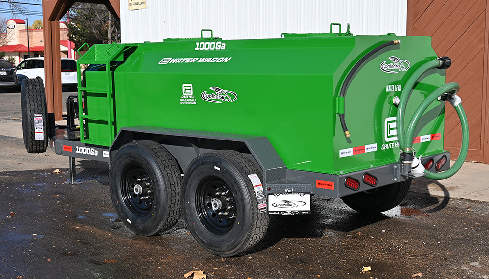 ARRIVING SOON! 2025 Chute Help 1000 Gallon Metal Water Wagon