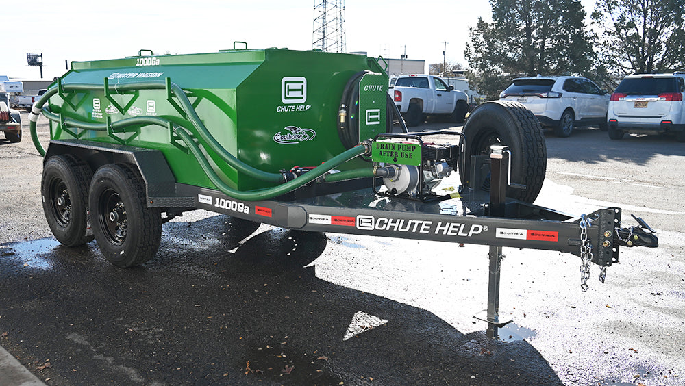 ARRIVING SOON! 2025 Chute Help 1000 Gallon Metal Water Wagon