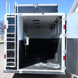 2020 Featherlite 4 Horse Gooseneck Trainer's Tack Horse Trailer