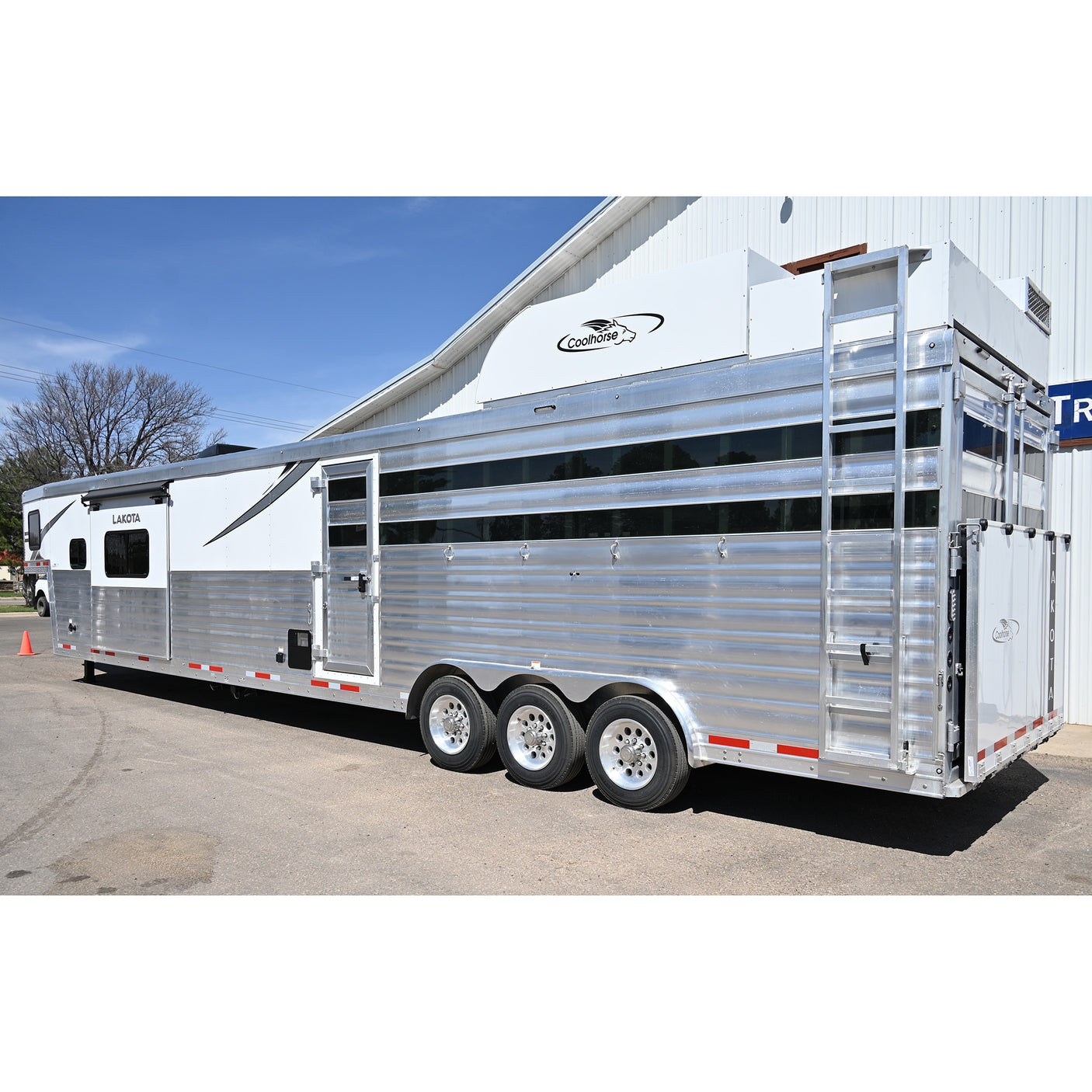 2026 Lakota Charger Stock Combo Trailer 13' LQ, 18' Stock, Slide Out, Super Side Tack
