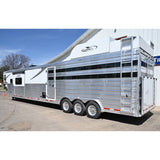 2026 Lakota Charger Stock Combo Trailer 13' LQ, 18' Stock, Slide Out, Super Side Tack