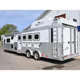 2026 Lakota Charger 4 Horse 15' LQ, Slide, Side Load, Spread Axles, Deluxe Tack Package