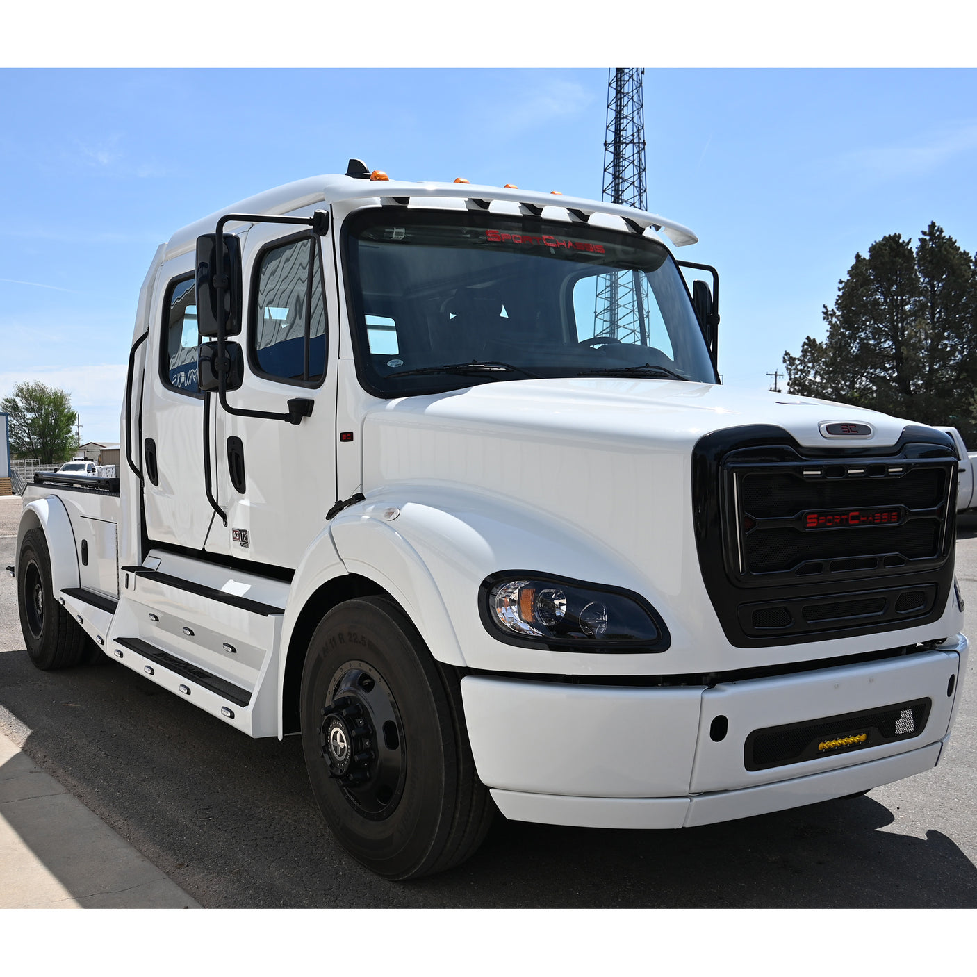 2026 Sportchassis LH7 Freightliner M2 Plus Luxury Crew Cab Hauler Truck