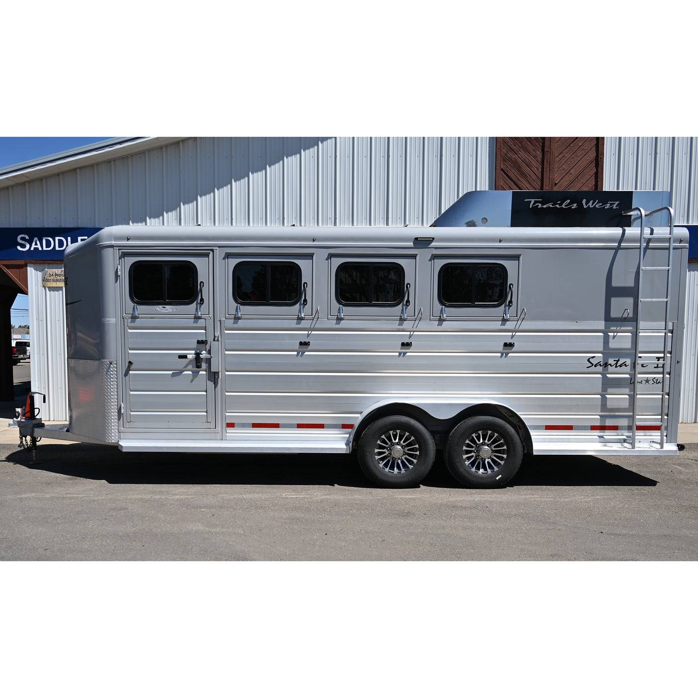 2024 Trails West 4 Horse Santa Fe Model Bumper Pull Horse Trailer