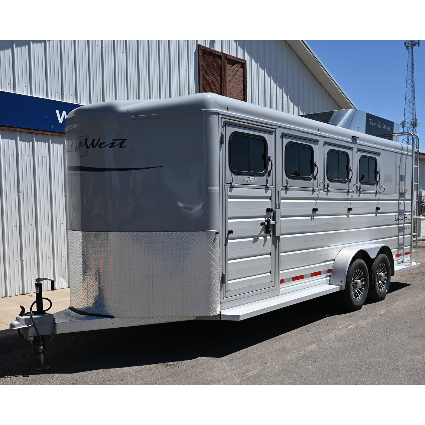2024 Trails West 4 Horse Santa Fe Model Bumper Pull Horse Trailer