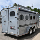 2013 Bruton 4 Horse Bumper Pull Horse Trailer