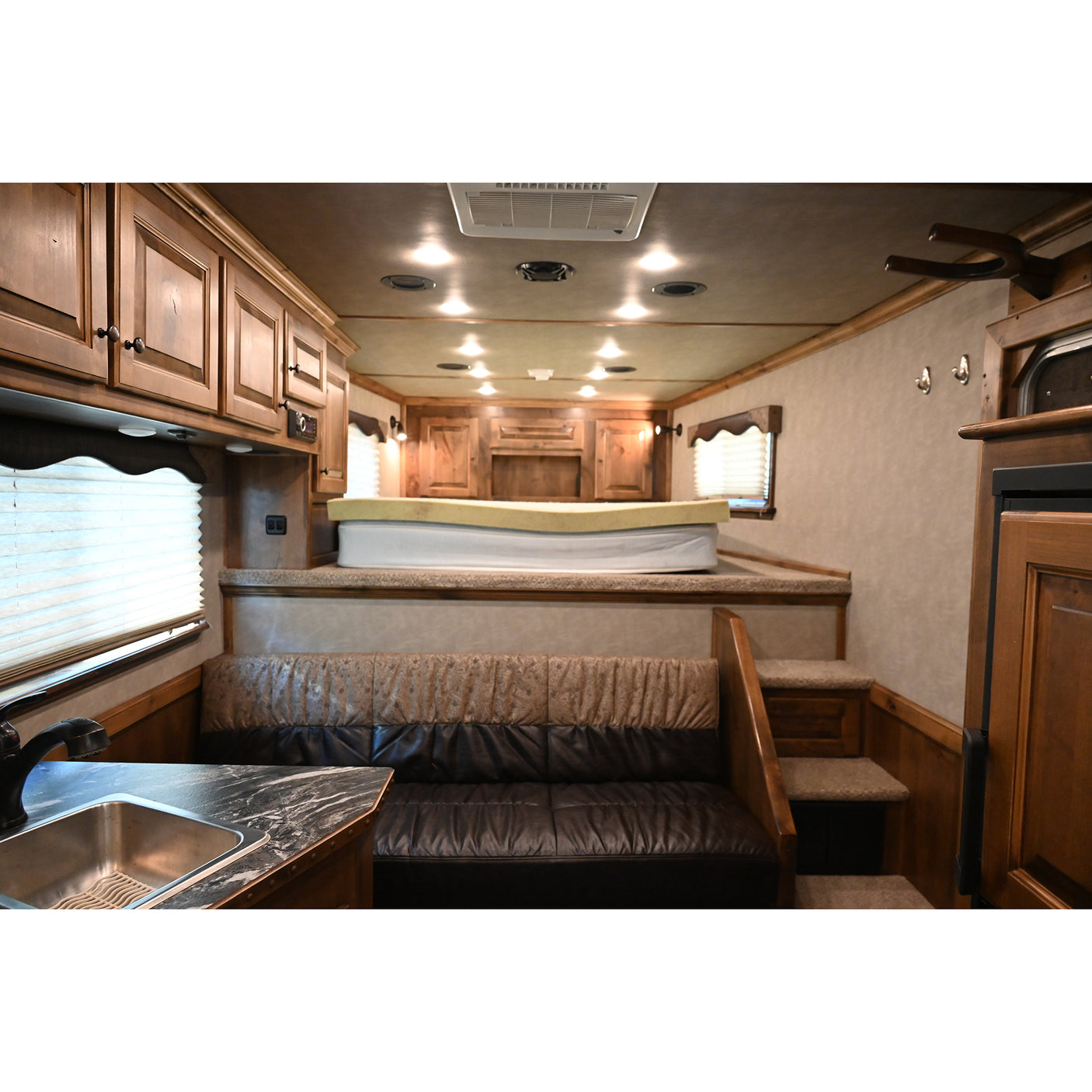 2020 Platinum 3 Horse Trailer with 10'8" Outback Customs Living Quarter