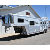 2020 Platinum 3 Horse Trailer with 10'8" Outback Customs Living Quarter