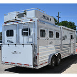 2020 Platinum 3 Horse Trailer with 10'8" Outback Customs Living Quarter