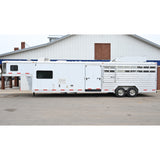 2013 Exiss Stock Combo 11' LQ, Midtack Horse Trailer