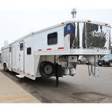 2013 Exiss Stock Combo 11' LQ, Midtack Horse Trailer