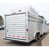 2013 Exiss Stock Combo 11' LQ, Midtack Horse Trailer