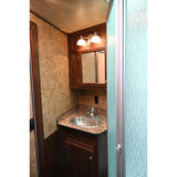 2015 Exiss Stock Combo 8' Living Quarter Horse Trailer