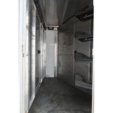 2015 Exiss Stock Combo 8' Living Quarter Horse Trailer