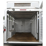 2015 Exiss Stock Combo 8' Living Quarter Horse Trailer