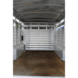 2015 Exiss Stock Combo 8' Living Quarter Horse Trailer