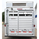 2015 Exiss Stock Combo 8' Living Quarter Horse Trailer