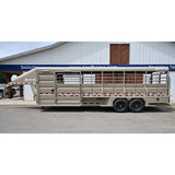 2027 Chute Help Ranch Rig 24' Stock Combo Trailer