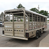 2027 Chute Help Ranch Rig 24' Stock Combo Trailer