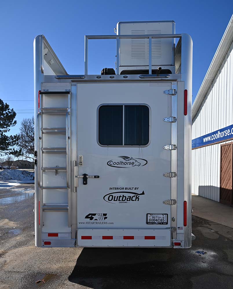 2024 4 Star 6 Horse 11' LQ Side Load, Integrated Pod, Outback Conversion
