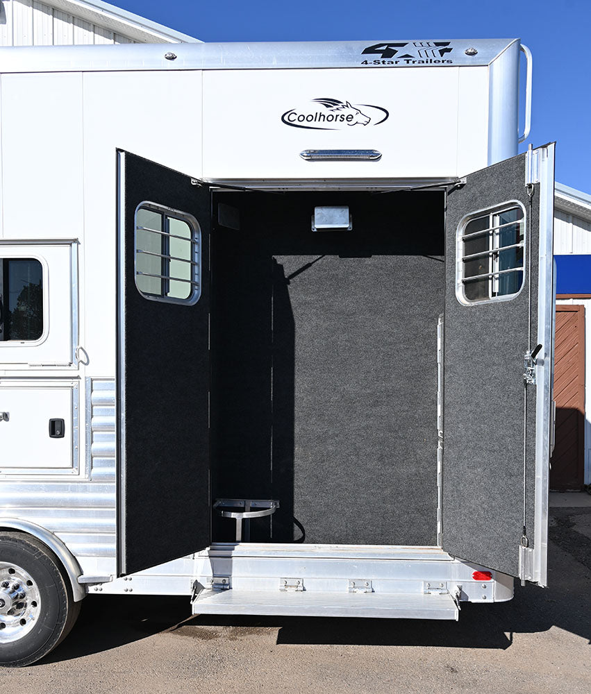 2024 4 Star 6 Horse 11' LQ Side Load, Integrated Pod, Outback Conversion