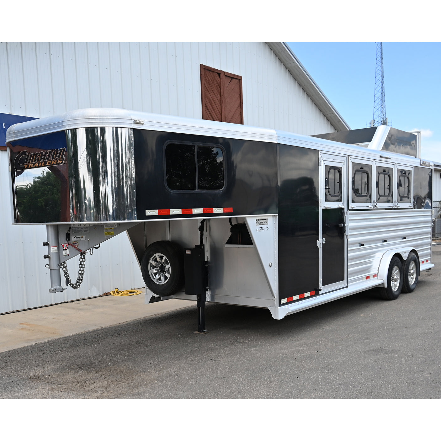 2017 Cimarron 4 Horse Gooseneck Horse Trailer