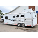 2012 Cimarron 3 Horse 10' Living Quarter Trailer