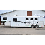 2012 Cimarron 3 Horse 10' Living Quarter Trailer