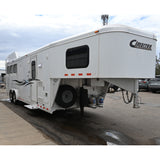 2012 Cimarron 3 Horse 10' Living Quarter Trailer
