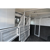 2012 Cimarron 3 Horse 10' Living Quarter Trailer